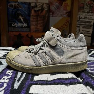 Size 11 - Adidas Pro Shell 80s Triple Grey Men's Athletic Shoes BZ0210